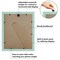 Americanflat Picture Frame with Wavy Mat - Ideal for Any Room, Living Rooms, Dorm Room
